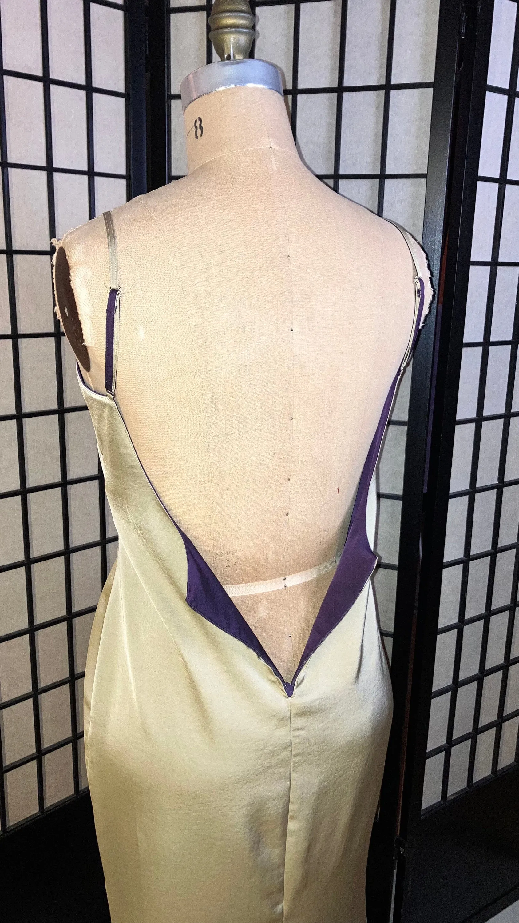🪄 Double-Faced Satin Slip dress