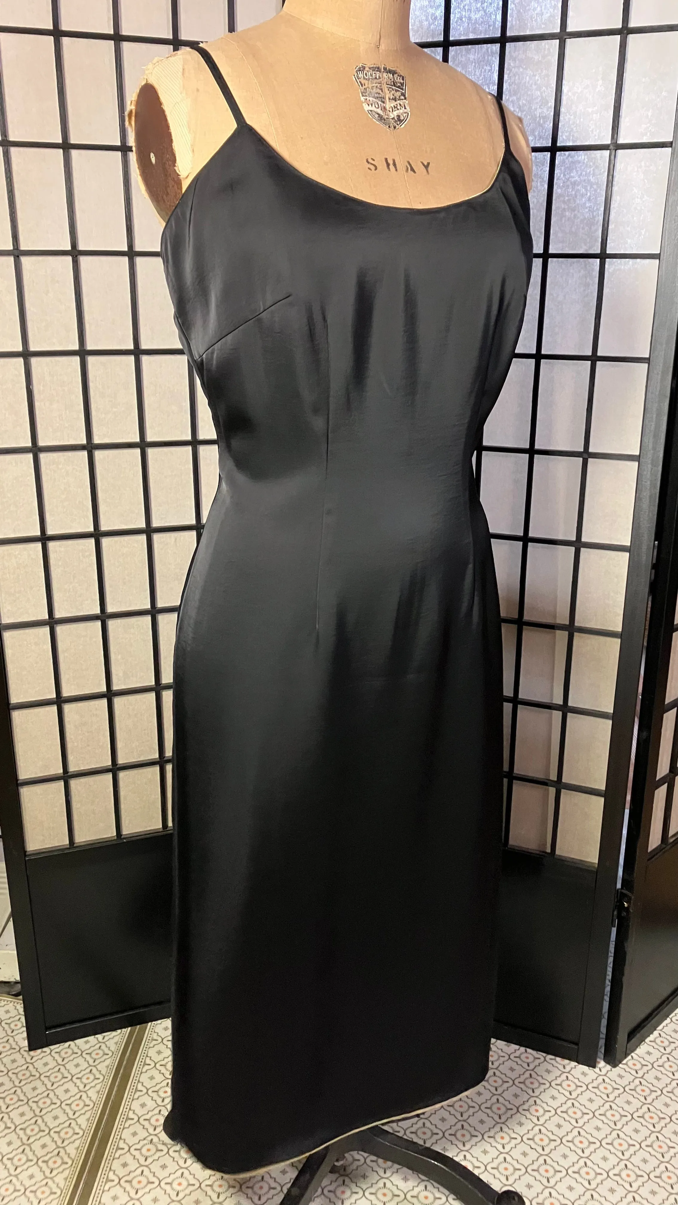 🪄 Double-Faced Satin Slip dress