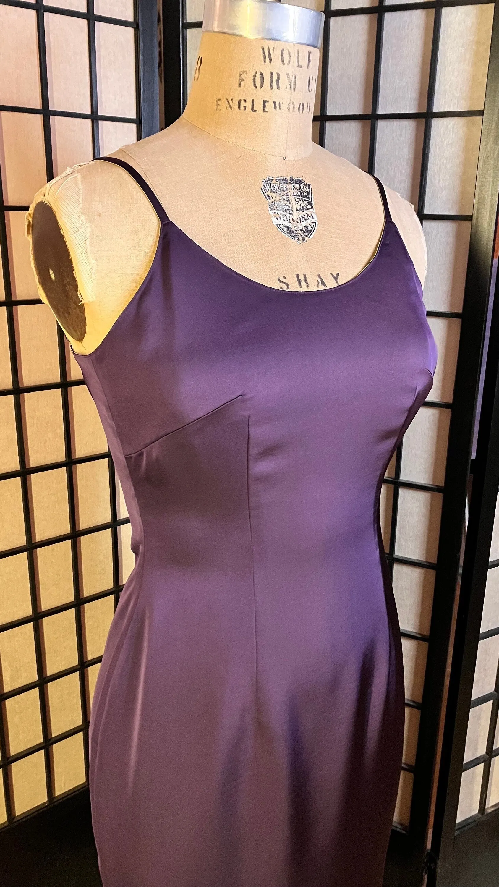 🪄 Double-Faced Satin Slip dress