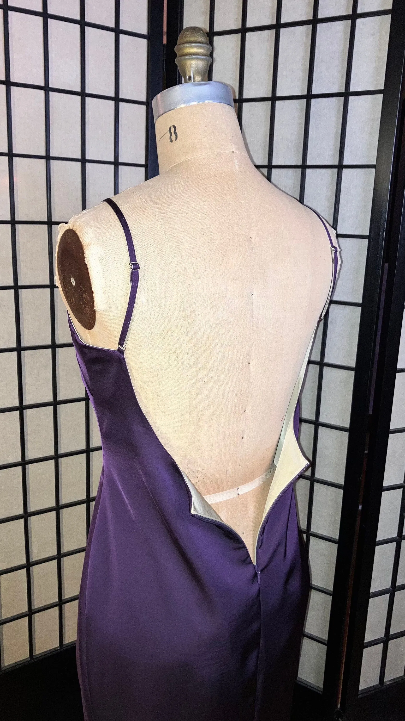 🪄 Double-Faced Satin Slip dress