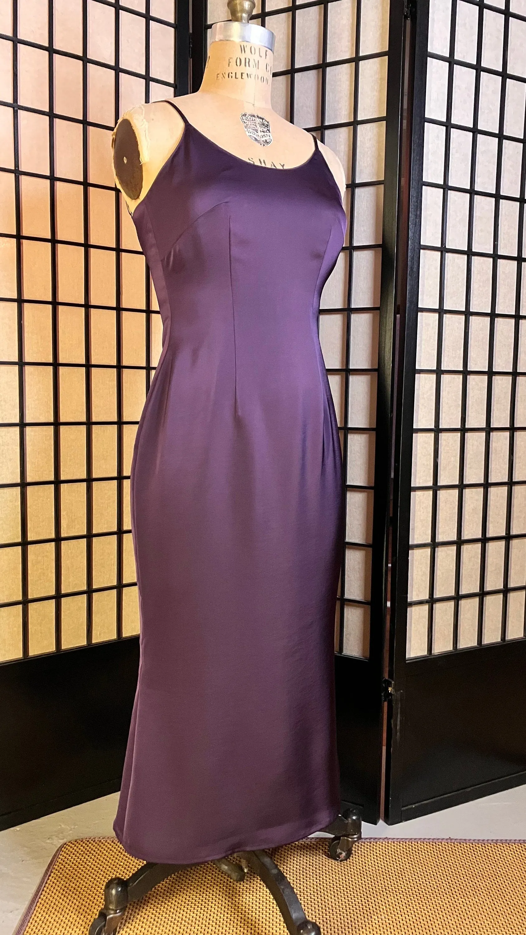 🪄 Double-Faced Satin Slip dress
