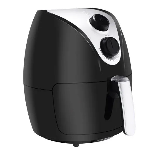 1500W Electric Air Fryer Cooker with Rapid Air Circulation System Low-Fat-Black