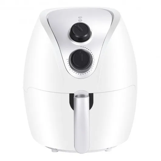 1500W Electric Air Fryer Cooker with Rapid Air Circulation System Low-Fat-White