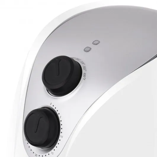 1500W Electric Air Fryer Cooker with Rapid Air Circulation System Low-Fat-White