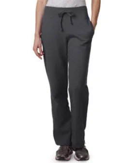 18400FL Gildan Missy Fit Heavy BlendOpen Bottom Sweatpants Charcoal