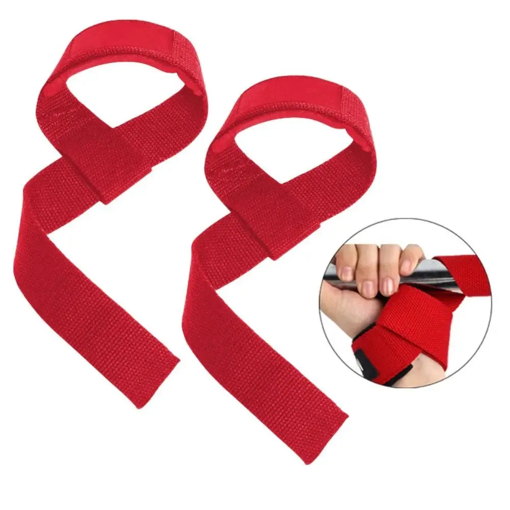 1Pc 3.8x63cm Anti-Slip Weightlifting Hand Belt Sport Fitness Wrist Wraps Straps Gym Support Lifting Grip Belt Bodybuilding
