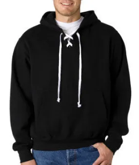 7476 Weatherproof Adult Hockey Hooded Blend Sweatshirt Black