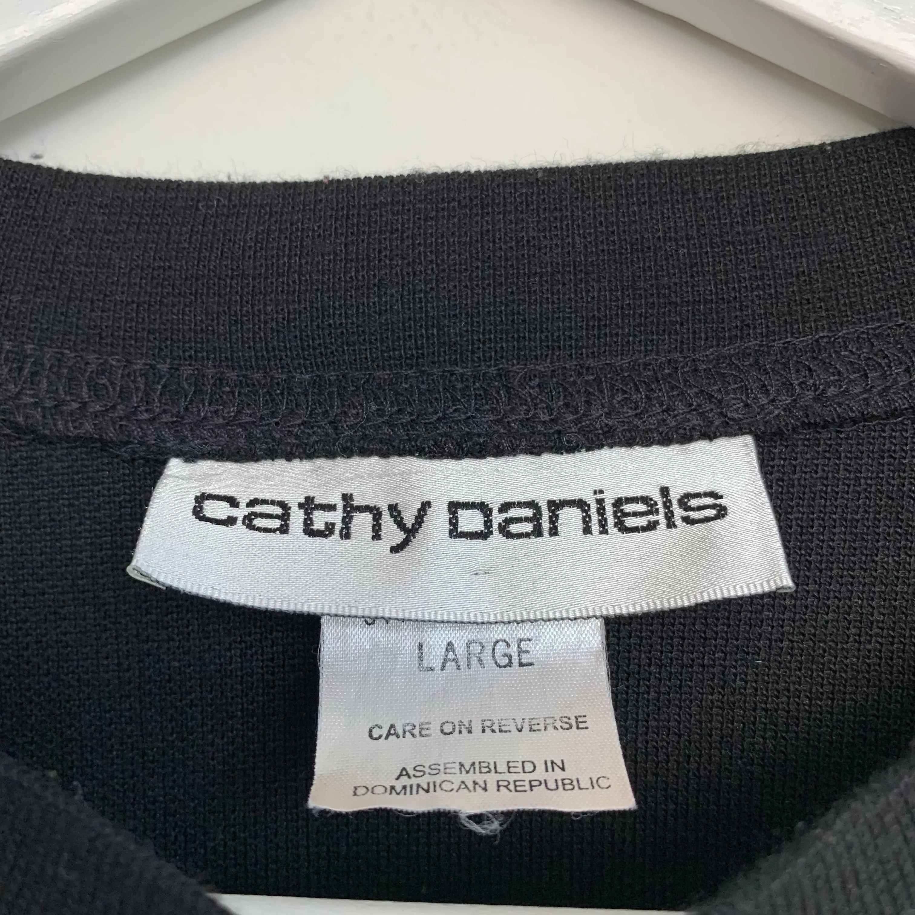 90s Cathy Daniels Colorblock Sweatshirt Pullover Large NY