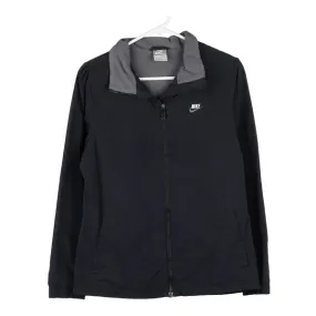 Age 12-13 Nike Jacket - Large Black Polyester Blend
