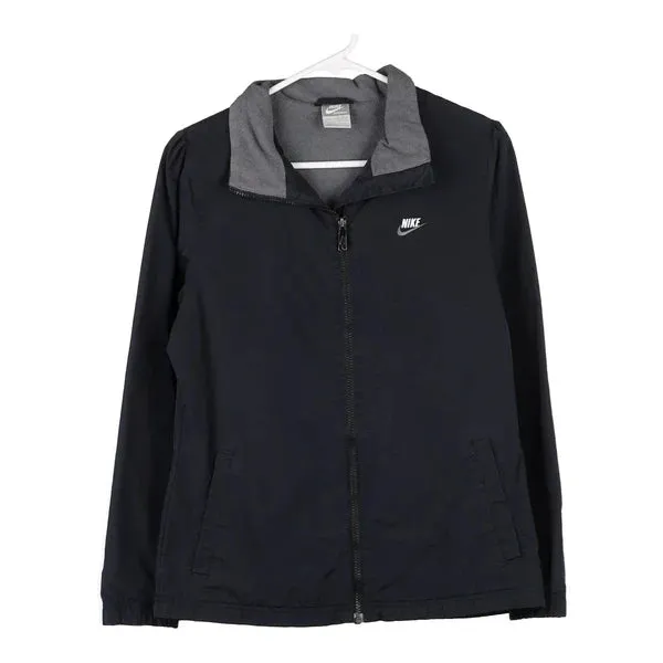 Age 12-13 Nike Jacket - Large Black Polyester Blend
