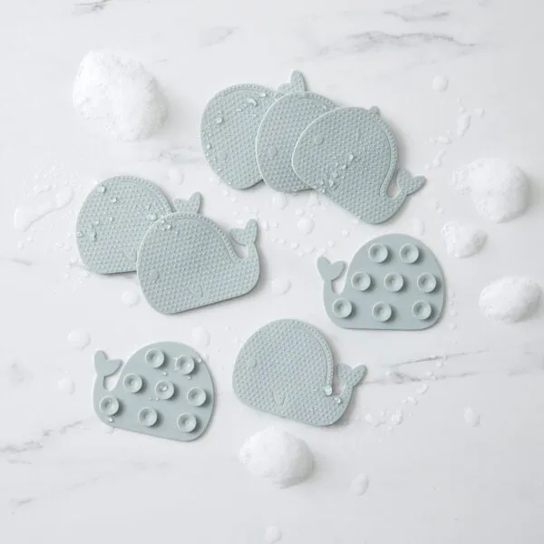 Anti-Slip Bath Safety Pads 8 Pack - Whales