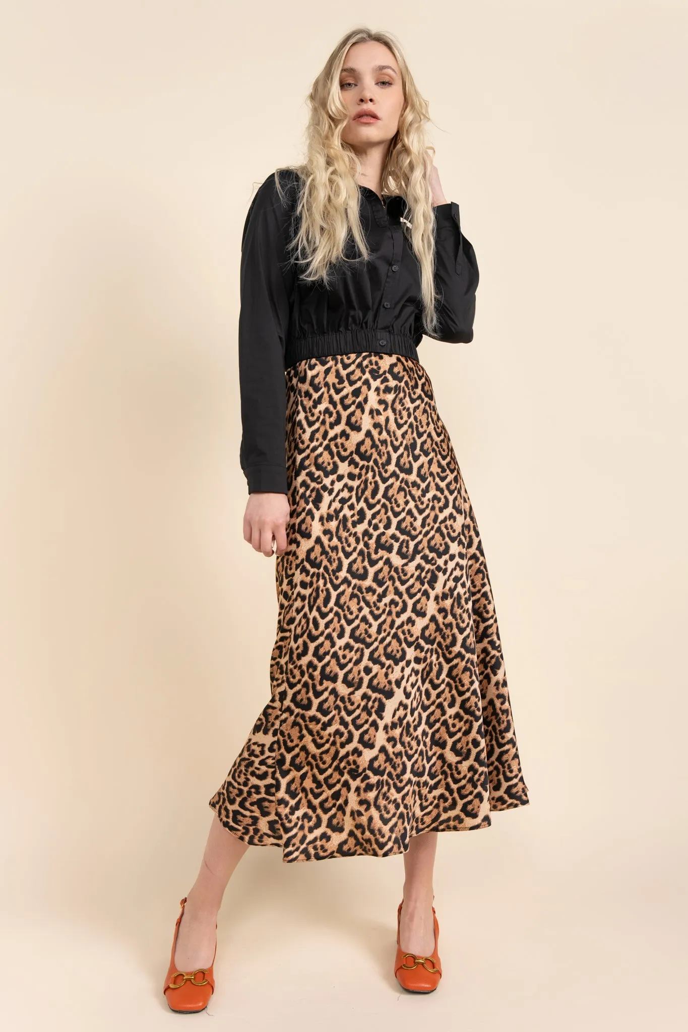 Apparalel Madison Dress Leopard
