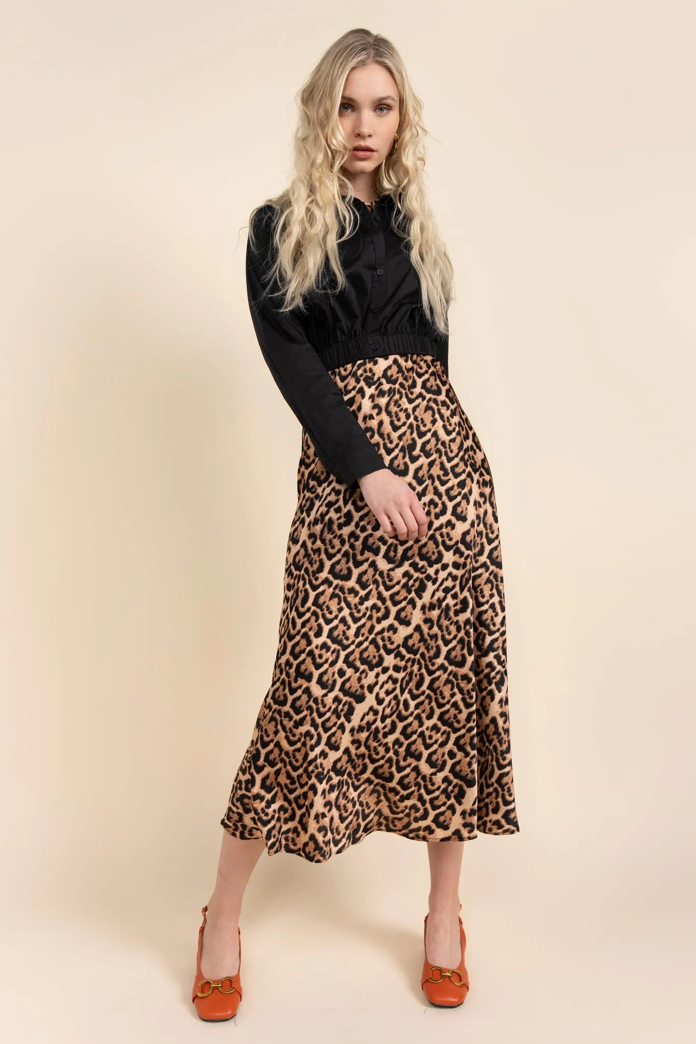 Apparalel Madison Dress Leopard