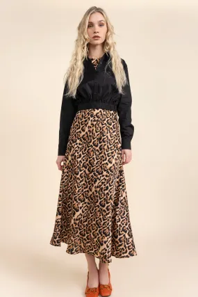 Apparalel Madison Dress Leopard