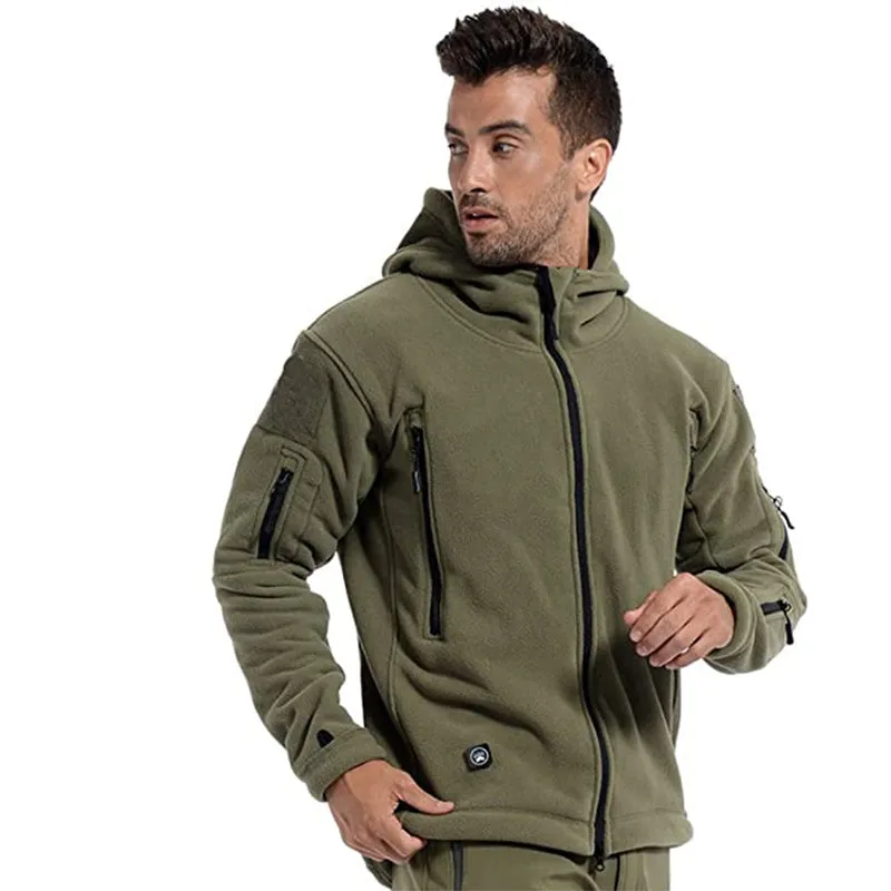 Archon Warm Fleece Hooded Tactical Military Jacket Coat