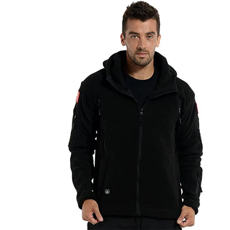 Archon Warm Fleece Hooded Tactical Military Jacket Coat