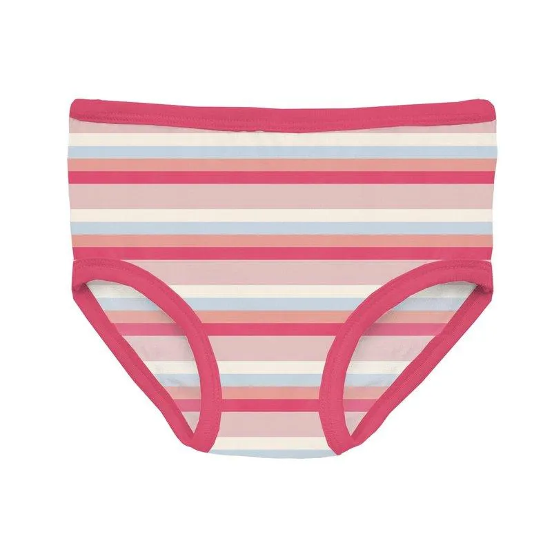 Bamboo Underwear (Set of 3) - Natural Dolphins, Baby Rose & Baby Rose Stripe