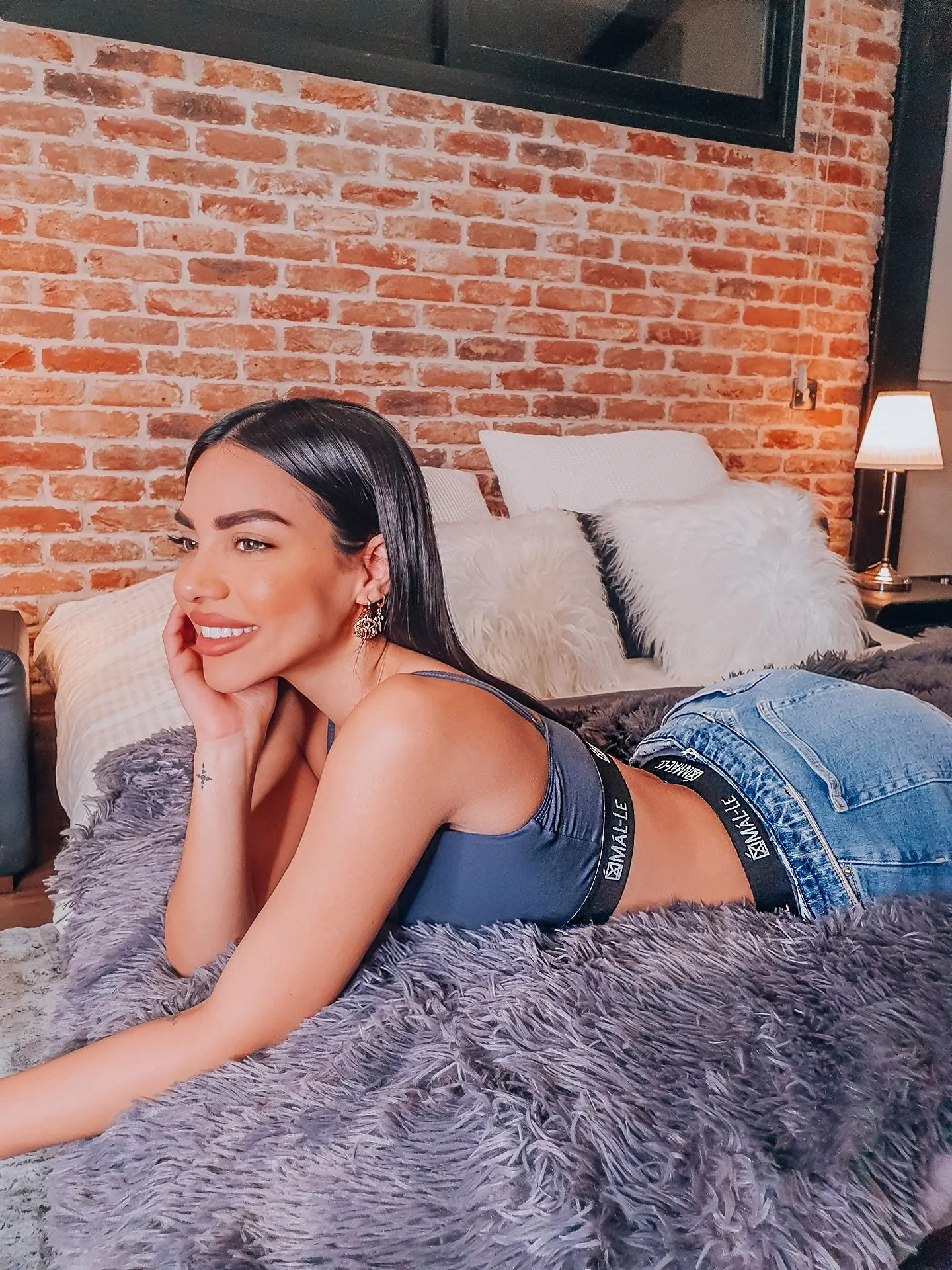 Basic Gray Bra with Cut Out