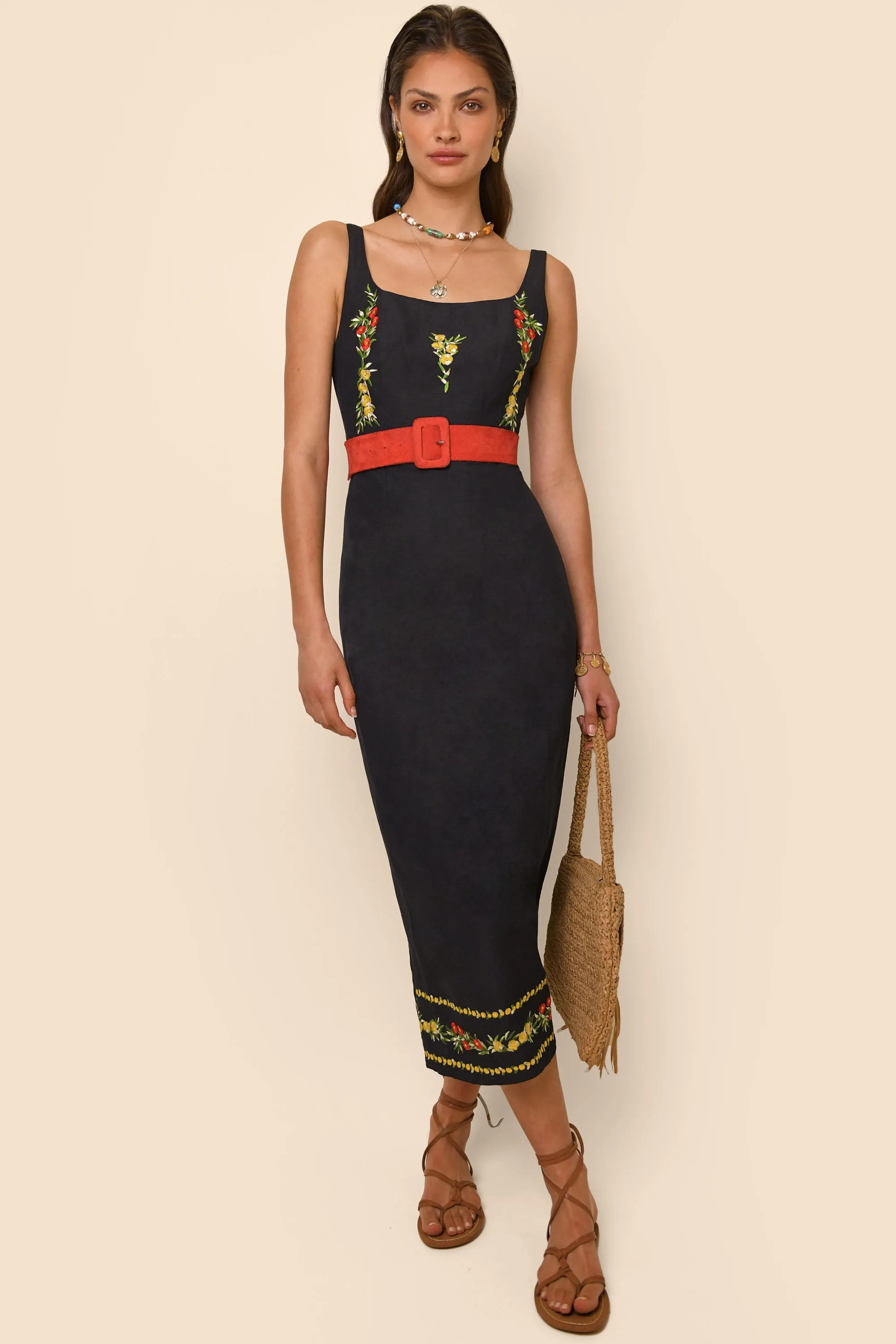 Benedict - Embroidery Black
