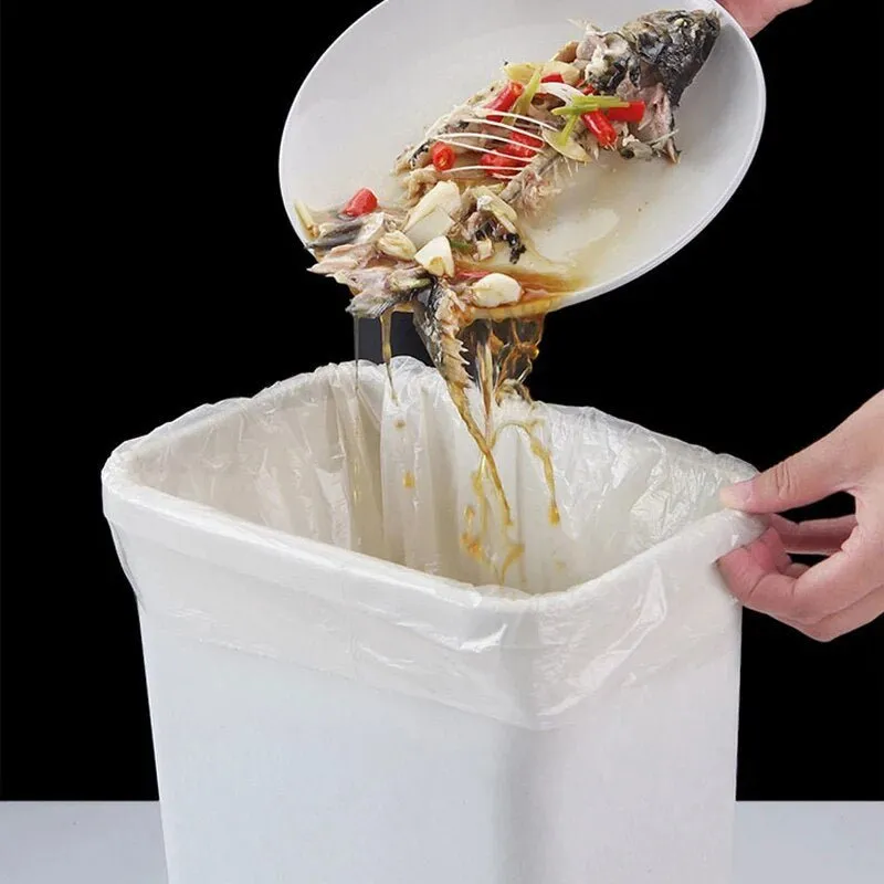 Biodegradable Cornstarch Trash Bags - Toilet Cleaning Kitchen Trash Bags
