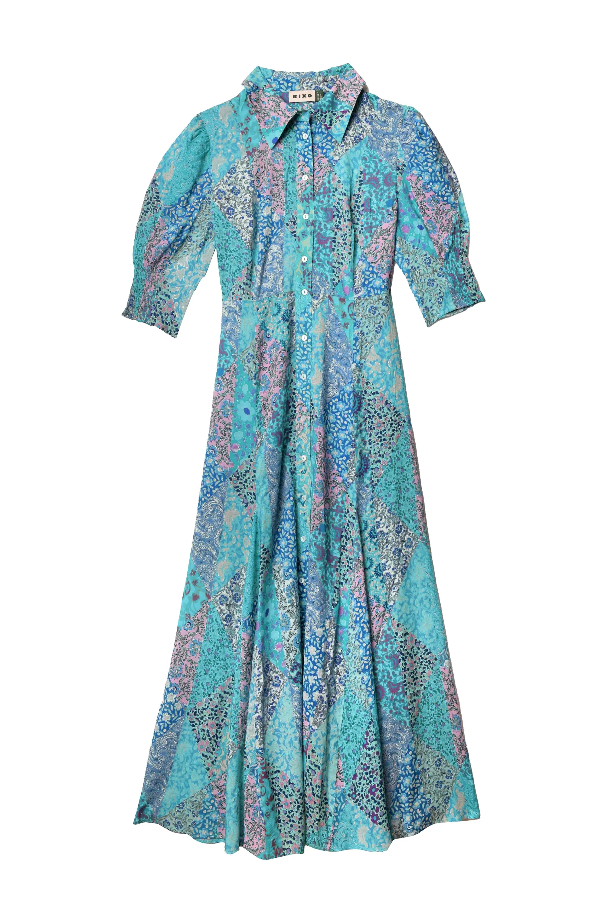bloom - patchwork blue