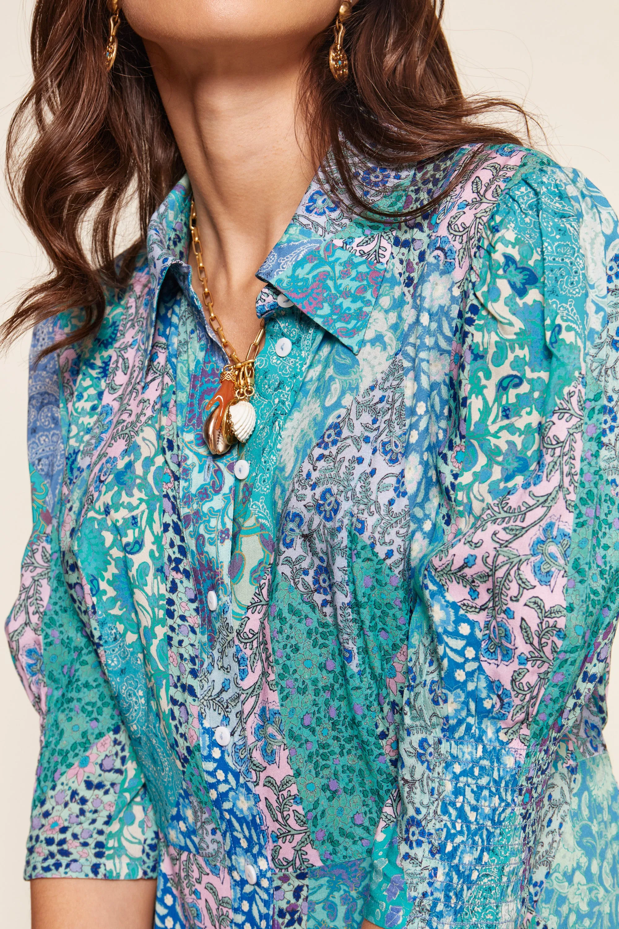 bloom - patchwork blue