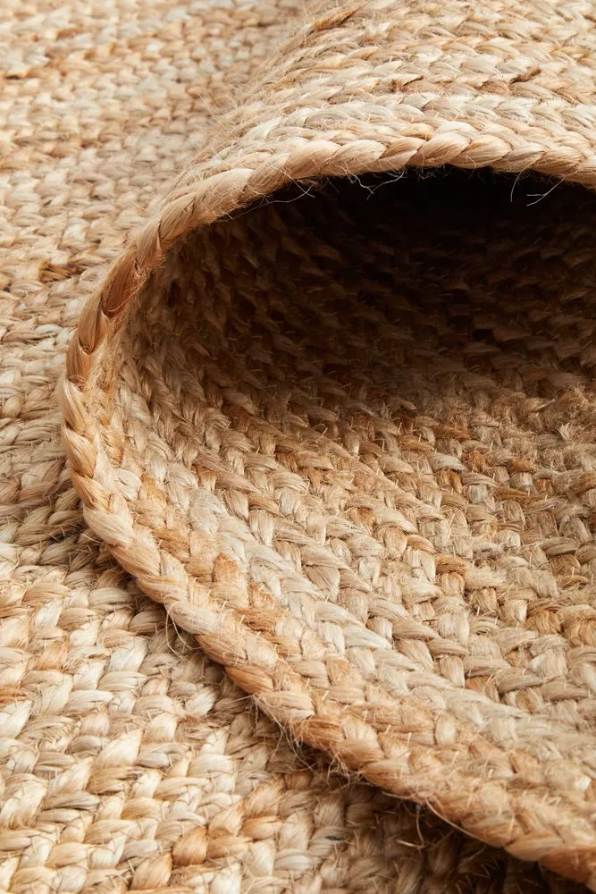 Bondi Rectangle Runner Rug (Natural) by Rug Culture