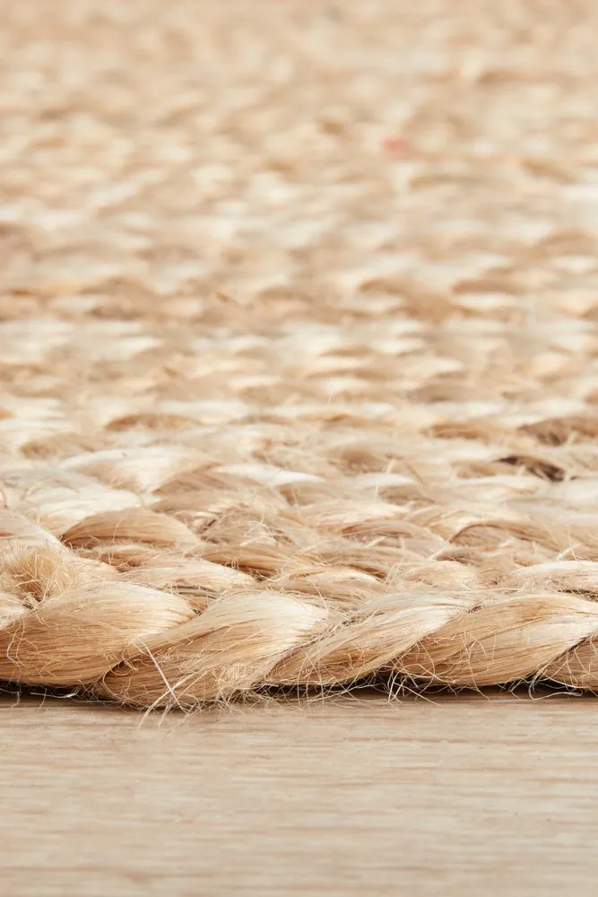 Bondi Rectangle Runner Rug (Natural) by Rug Culture