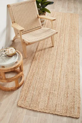 Bondi Rectangle Runner Rug (Natural) by Rug Culture