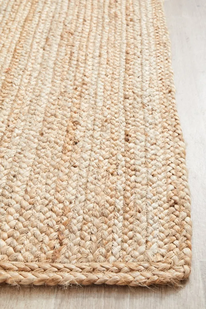 Bondi Rectangle Runner Rug (Natural) by Rug Culture