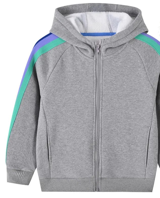 Boys Fleece-Lined Hooded Sweater