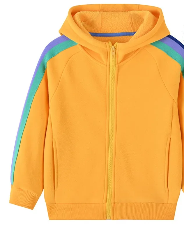 Boys Fleece-Lined Hooded Sweater