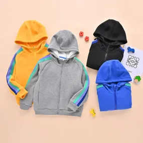 Boys Fleece-Lined Hooded Sweater