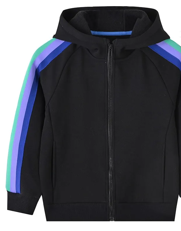 Boys Fleece-Lined Hooded Sweater