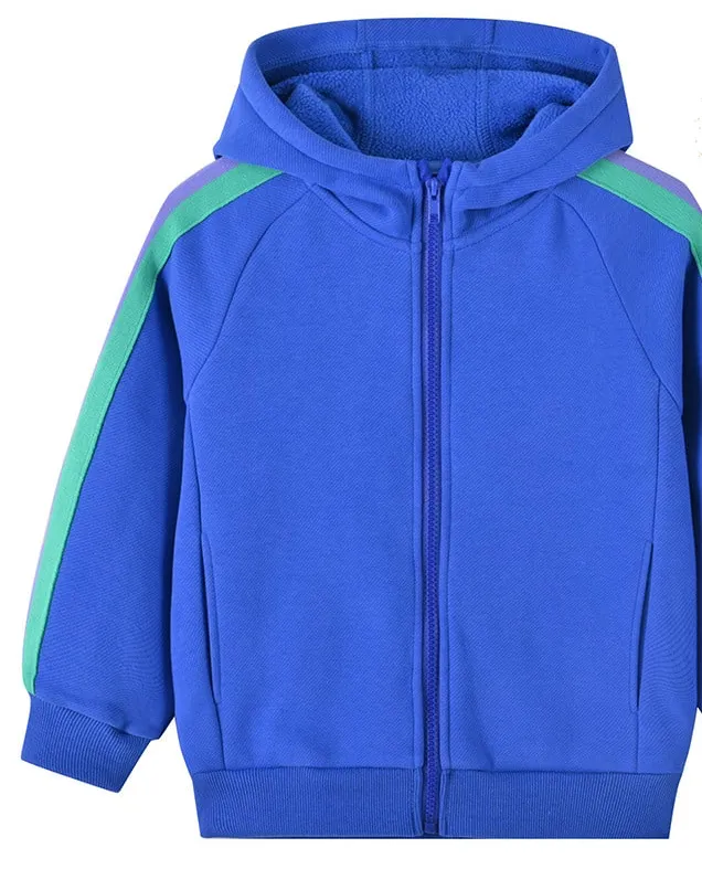 Boys Fleece-Lined Hooded Sweater