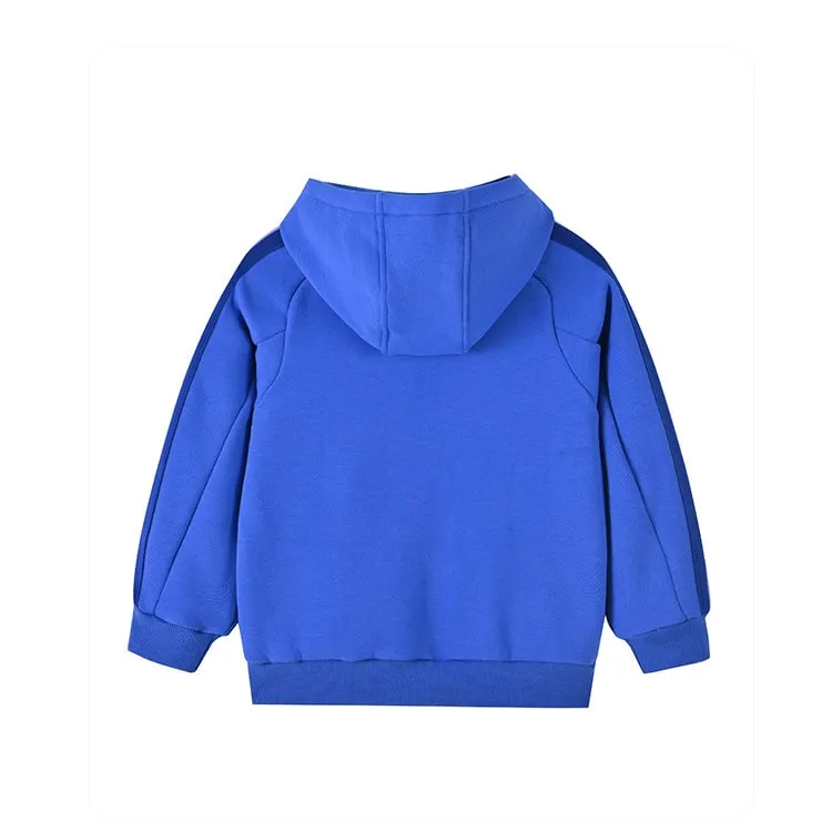 Boys Fleece-Lined Hooded Sweater