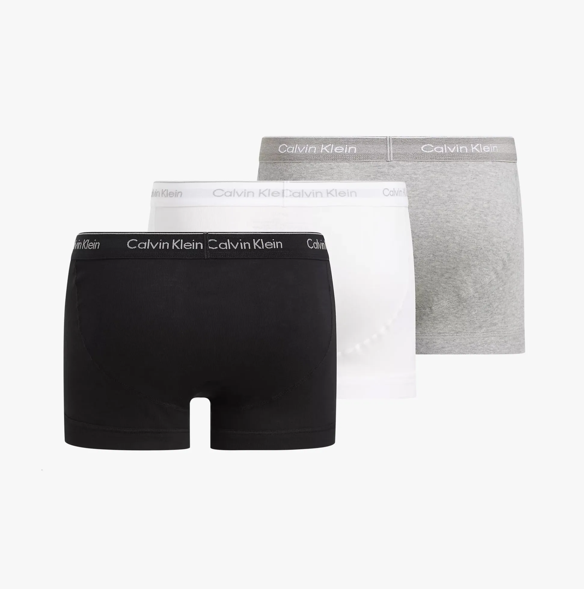 Calvin Klein COTTON CLASSICS Mens 3 Pack Trunks Multicoloured