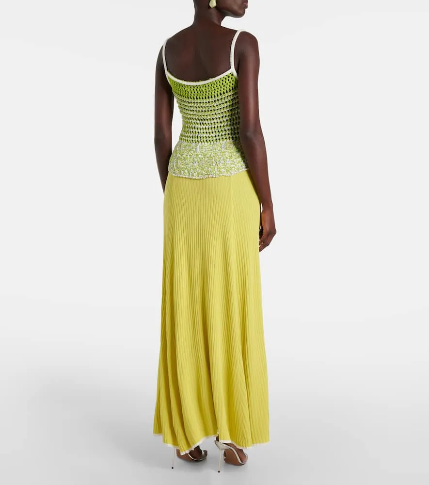 Christopher Esber Lace-trimmed slip dress