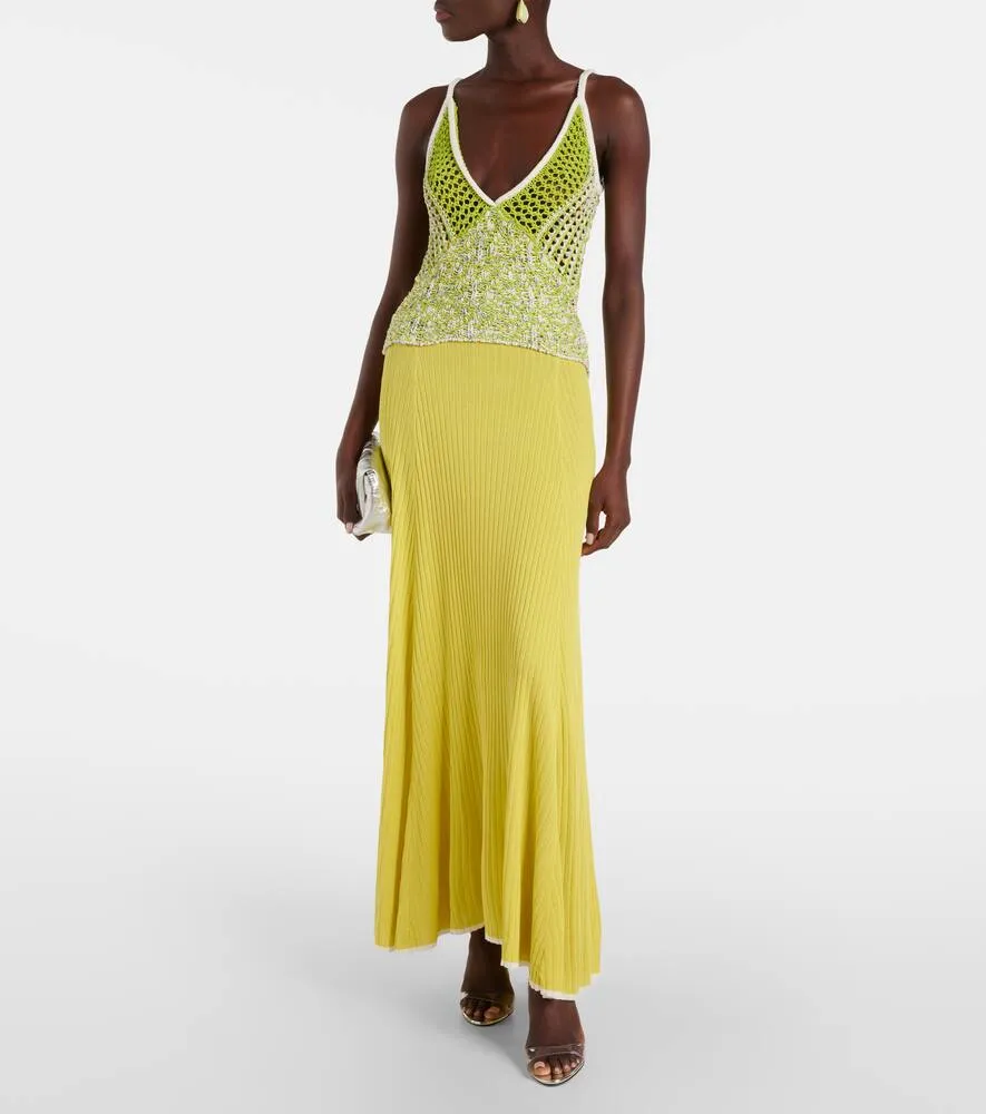 Christopher Esber Lace-trimmed slip dress