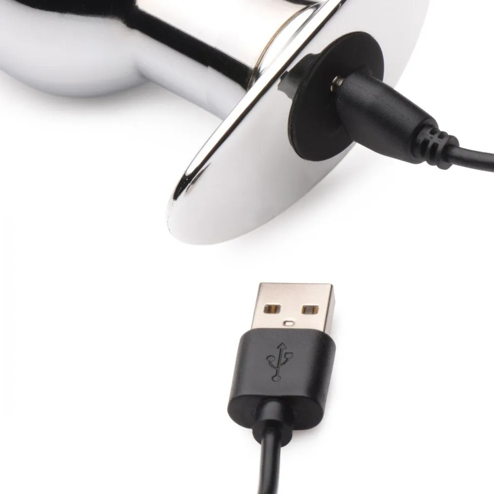 Chrome Blast 7X Rechargeable Butt Plug with Remote Control