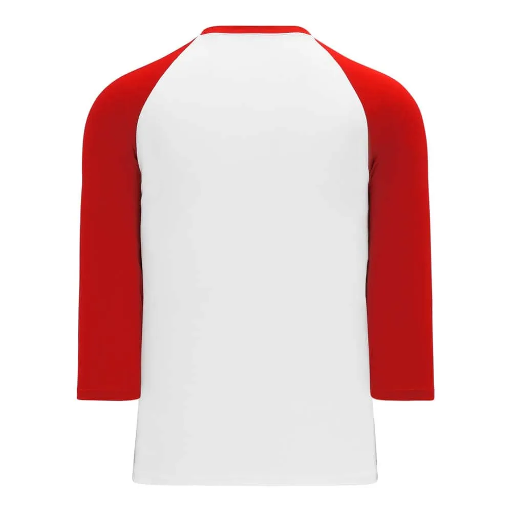 Classic 3-4 Sleeve Baseball White-Red Shirt