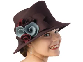 Coco Wool Felt Ladies Church Hat