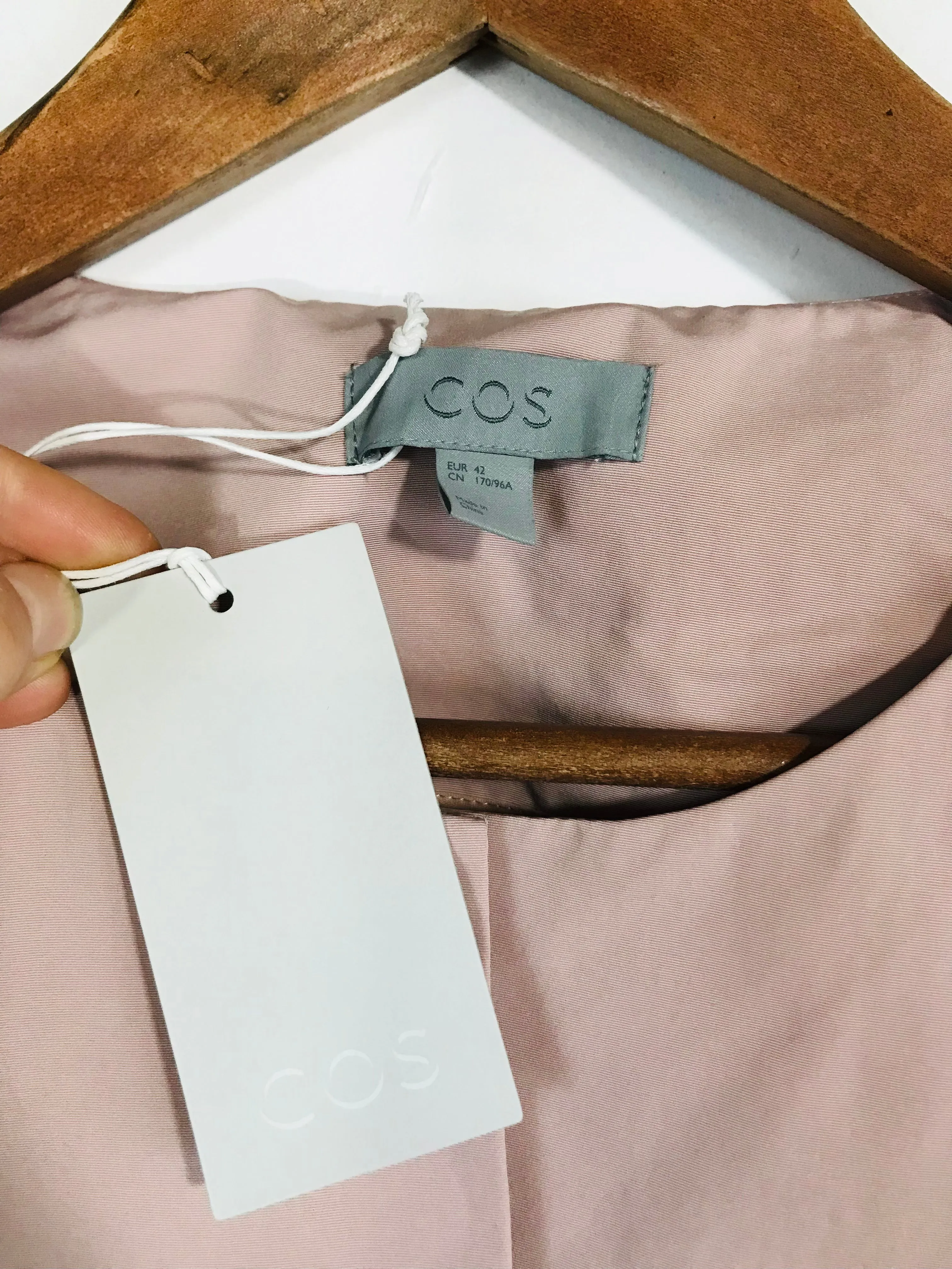 COS Women's Belted Overcoat Coat NWT | UK16 | Pink