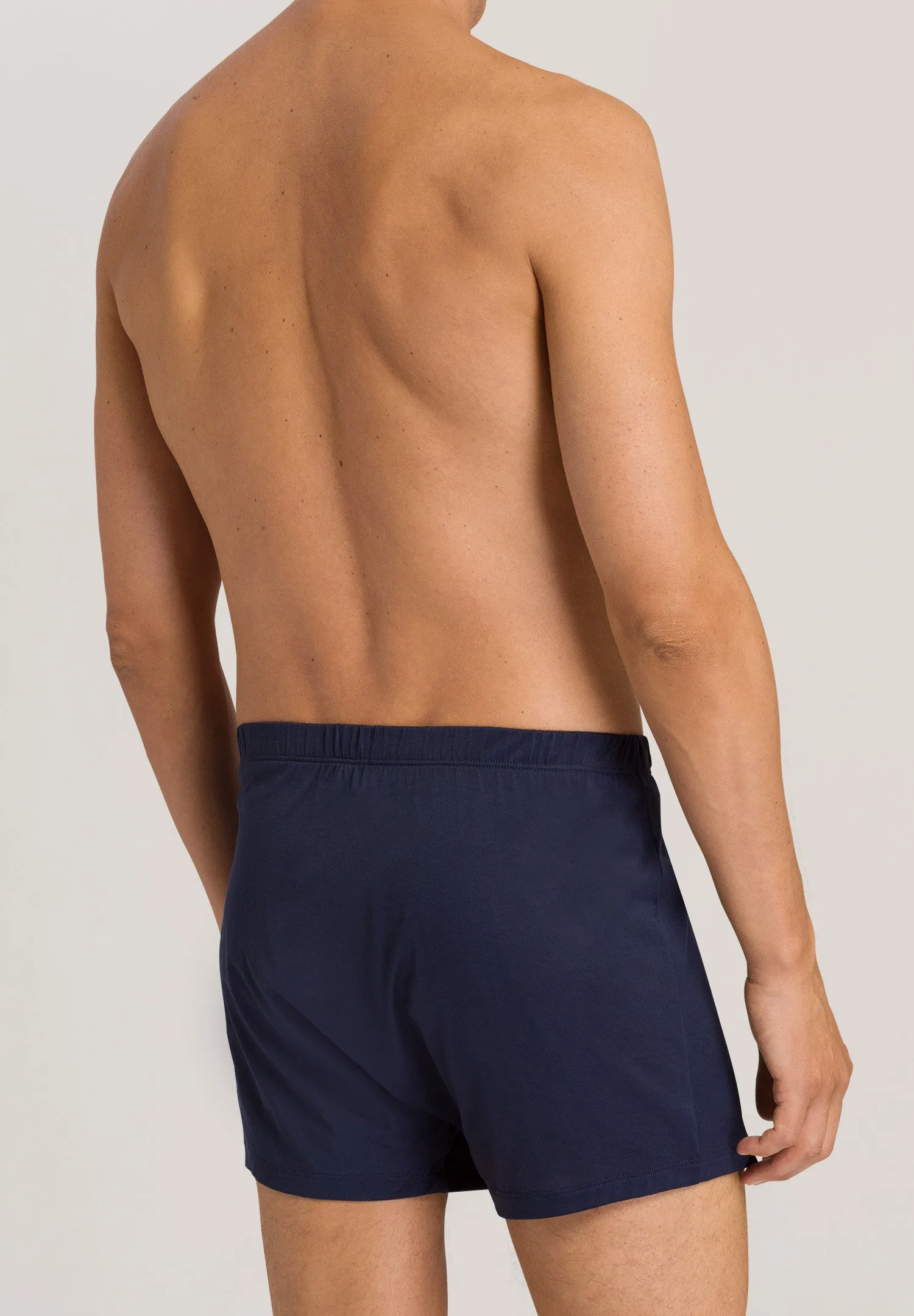 Cotton Sporty Button Fly Cotton Boxer | Midnight Navy 73505-593