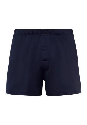 Cotton Sporty Button Fly Cotton Boxer | Midnight Navy 73505-593