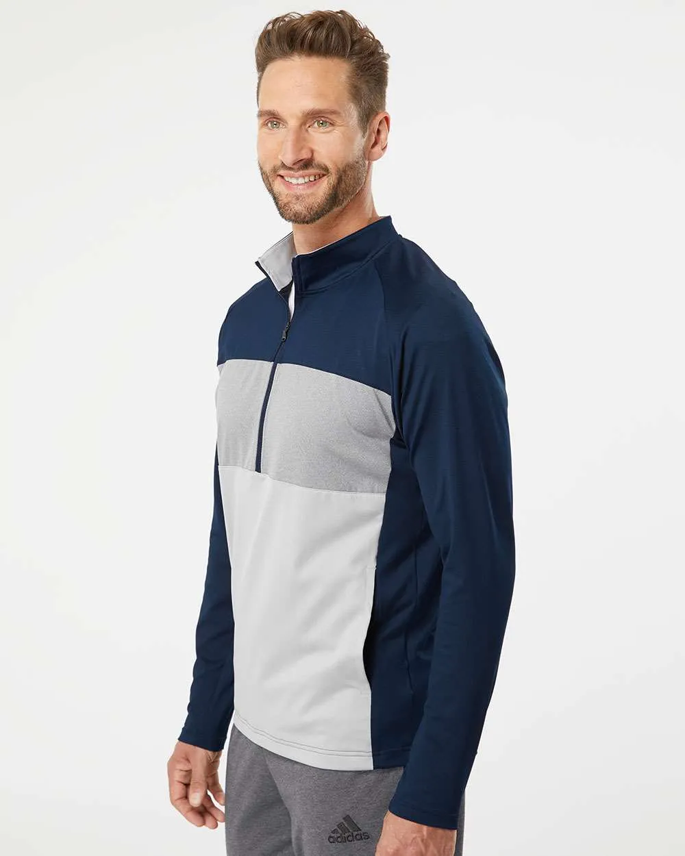 Custom Embroidery - Adidas - 3-Stripes Competition Quarter-Zip Pullover - A492