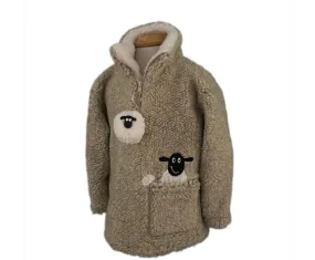 Dangly kids sheep Fleece over jacket