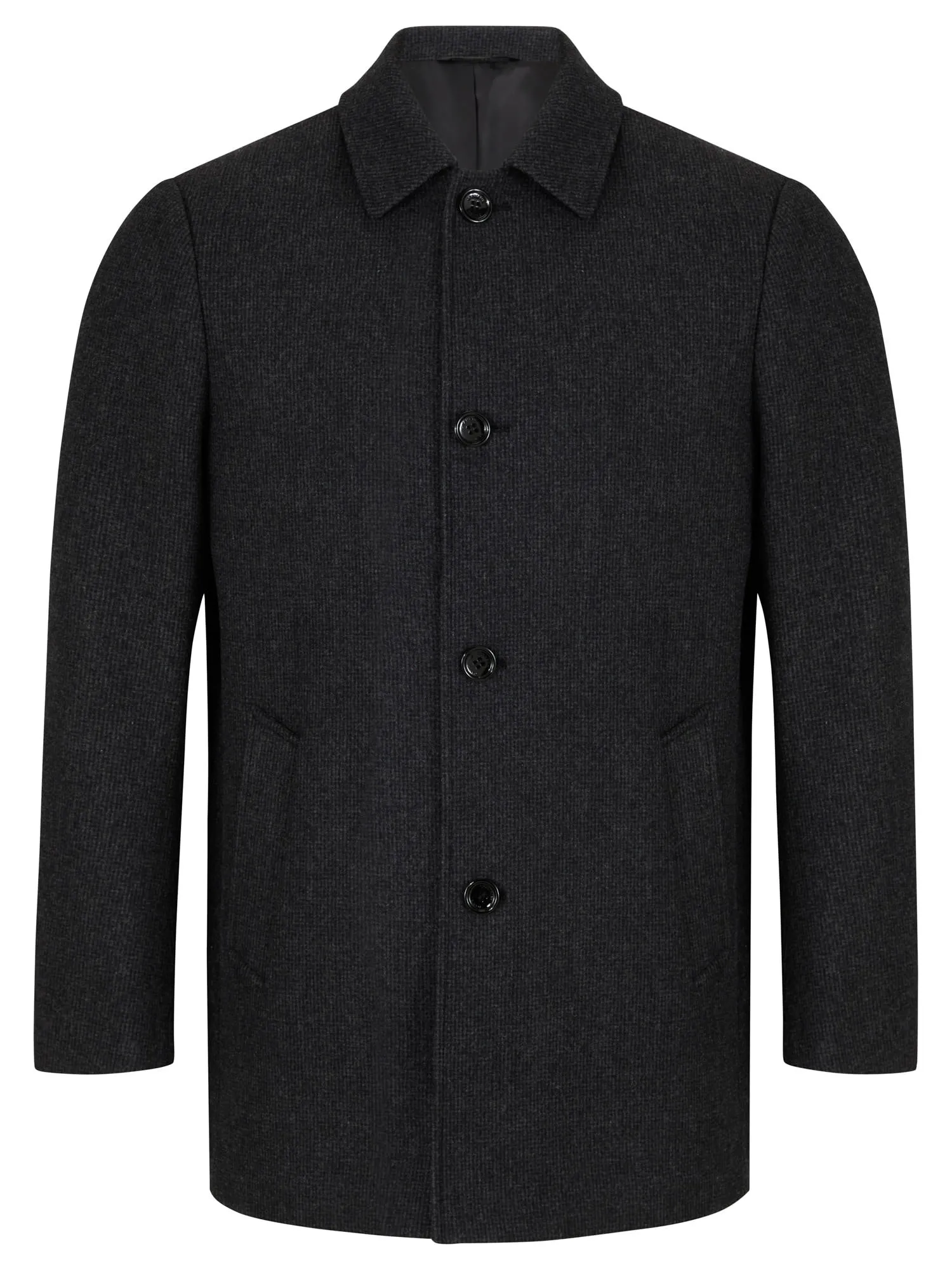 Daniel Grahame 90604 09 Charcoal Bales Overcoat