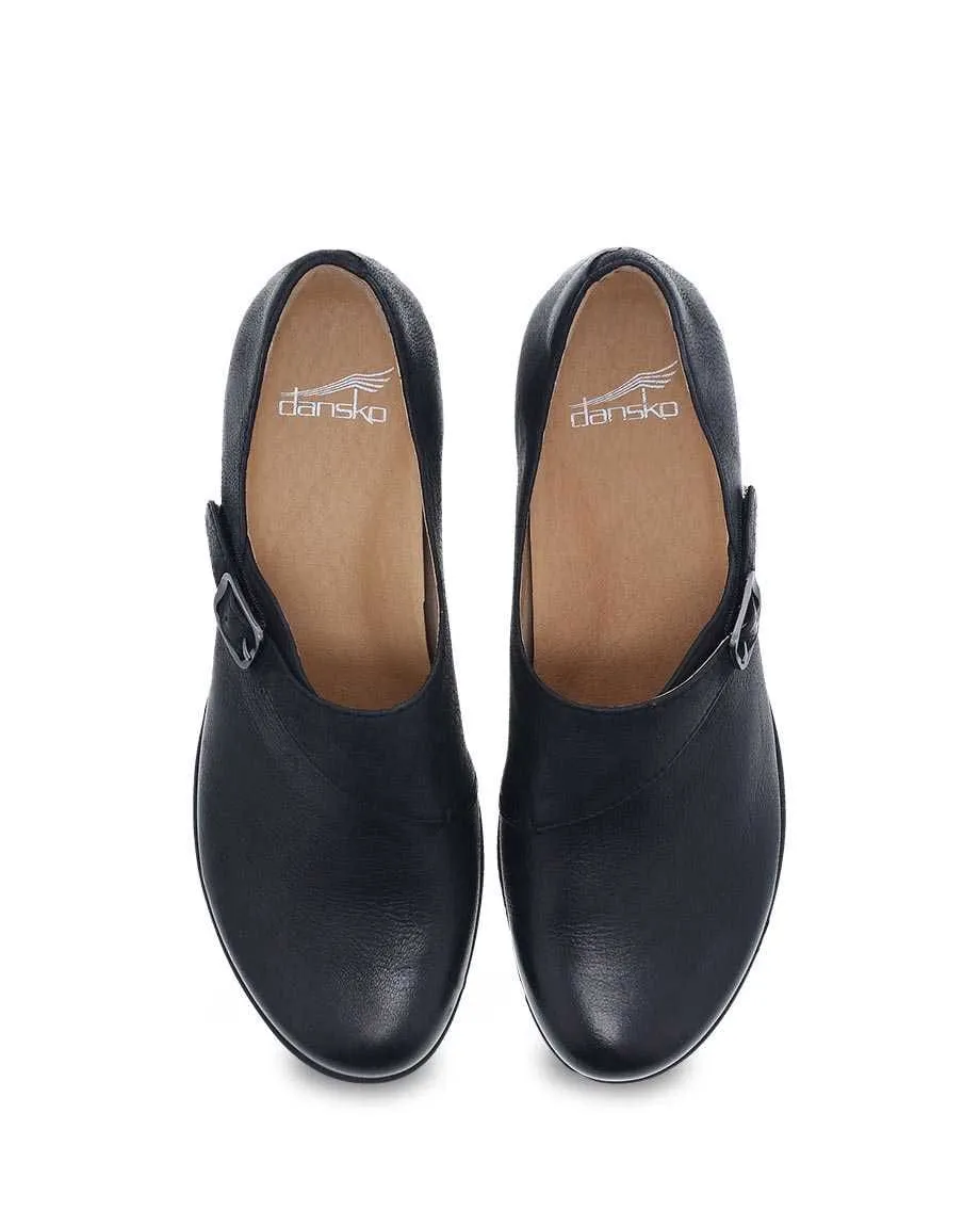 Dansko Women's Marisa Shoes- Black Burnished Nubuck