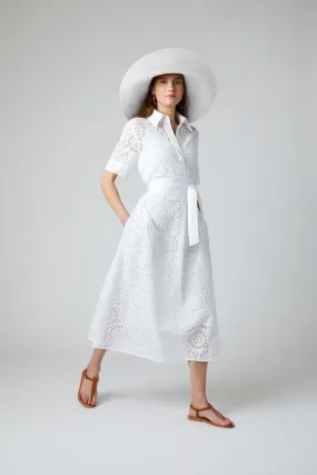 Daria Broderie A line Dress